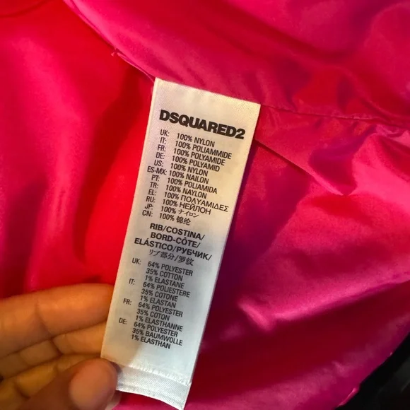Infant DSQUARED puffer coat. Barely worn. 12months